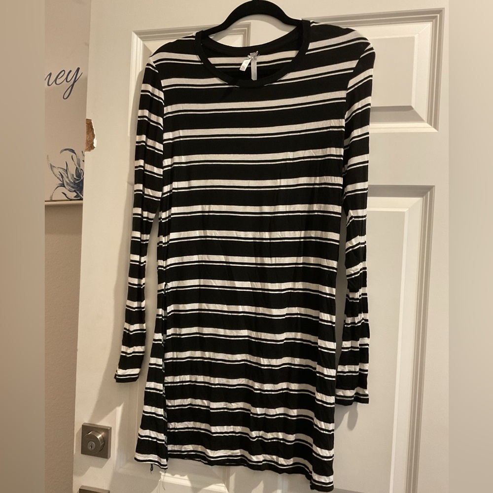 Chic Striped Long Sleeve Top